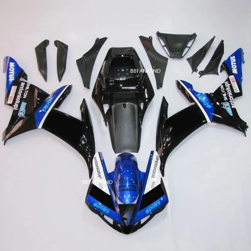 

Для YAMAHA YZFR1 02 03 2002 2003 YZF-R1000 литье под давлением 2002-2003 YZF R1 02-03 ABS черные синие мотоциклетные детали