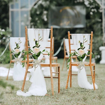 

Artificial Peony Rose Wedding Chair Decoration Flower Bride Holding Flower Arch Home Living Room Door Wall Pendant