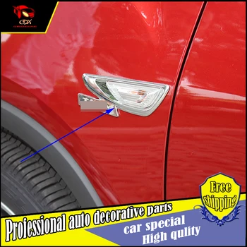 

Car-styling ABS Chrome car wing light cover trim For Chevrolet Trax 2014 - 2016 Side Lights Cover Turn light frame Covers Trim