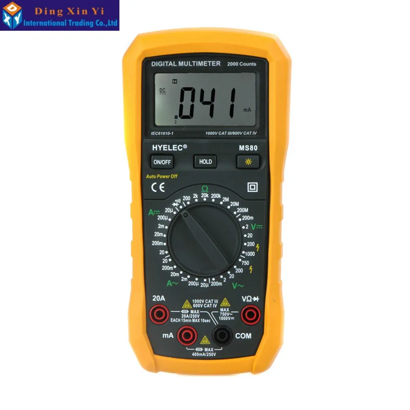 

Digital Multimeter Analog Multimetro LCR Meter Ammeter Tester 2000 Counts multitester MS80