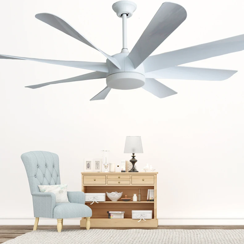 de techo LED de 58 pulgadas hojas de viento industrial Control remoto, para sala de estar, dormitorio y hogar - AliExpress