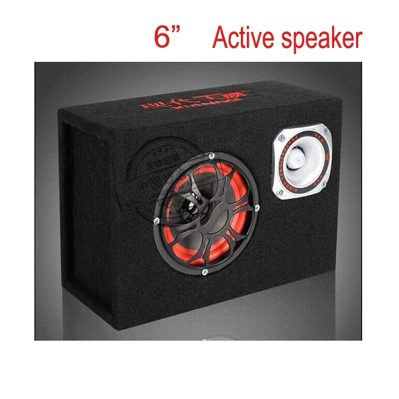 Самый дешевый 6 дюймов 12v 220 В автомобиль аудио hifi портативный активные Динамик s