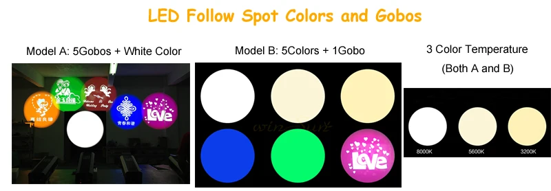 LED FASHION Spot Light Follospot 330w