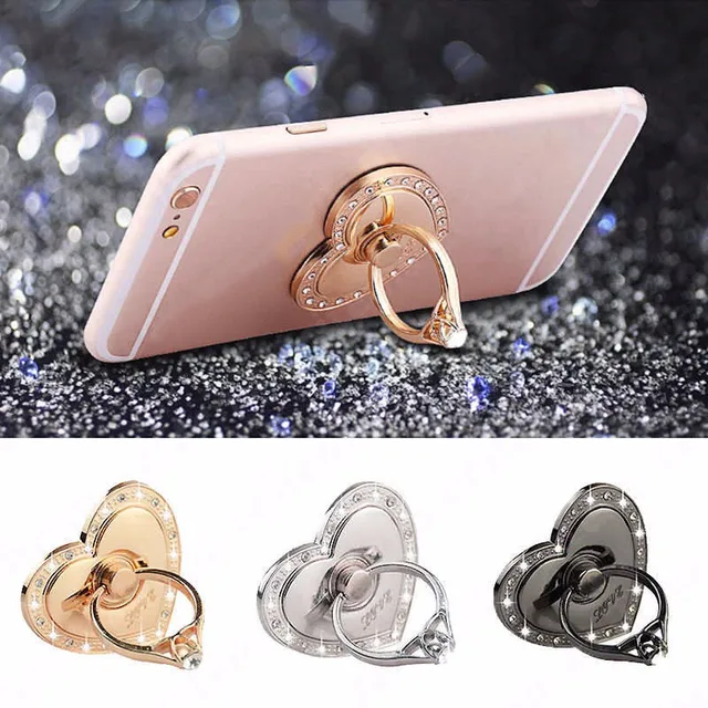 Cheap Universal Metal Finger Ring Phone Stand Holder Mount Bracket For iPhone Cell Phone Luxury Heart Form Diamond Phone Ring Holder Cheap Universal Metal Finger Ring Phone Stand Holder Mount Bracket For iPhone Cell Phone Luxury Heart Form Diamond Phone Ring Holder