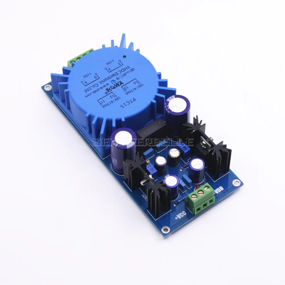 Assembled LM317 LM337 Transformer Output Adjustable Voltage Regulator Preamplifier Power Supply Board For Audio Amplifier Assembled LM317 LM337 Transformer Output Adjustable Voltage Regulator Preamplifier Power Supply Board For Audio Amplifier
