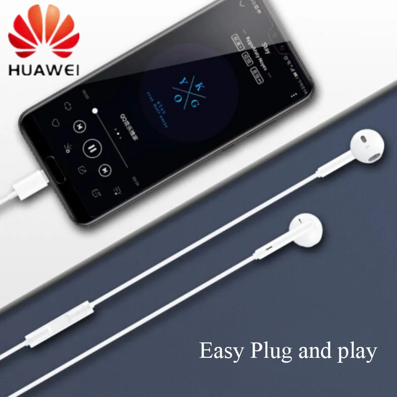 Оригинальные наушники HUAWEI CM33 usb type-C в ухо Hearphone гарнитура микрофон громкость HUAWEI mate 10Pro 20 X RS P20 30 Note 10