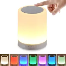 

Portable Wireless Bluetooth Speakers Touch Control Color Speaker Bedside Table Lamp, Speakerphone / TF Card / AUX-IN Supported