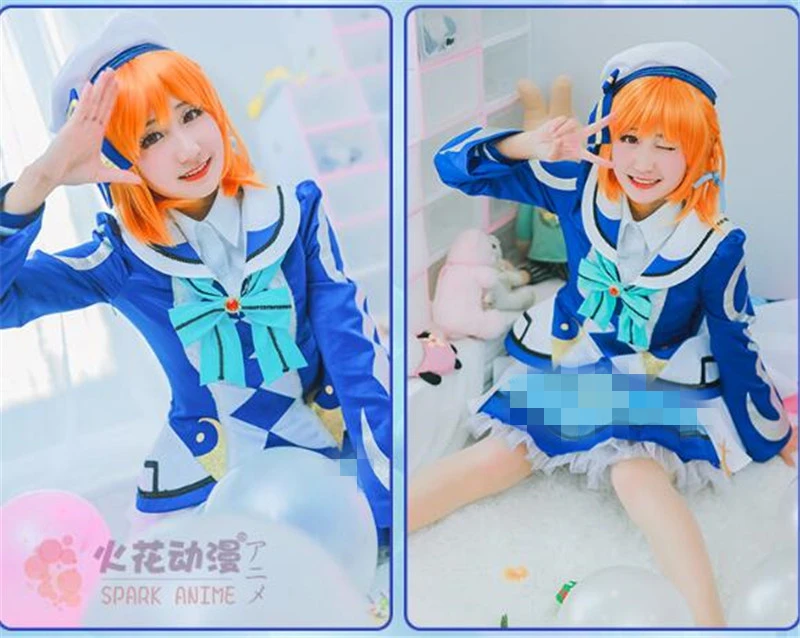 2018 Горячее предложение Aqours! LoveLive Солнечный свет OP2 таками тика платье Вокальный концерт Рождество осень-зима Косплэй костюм D