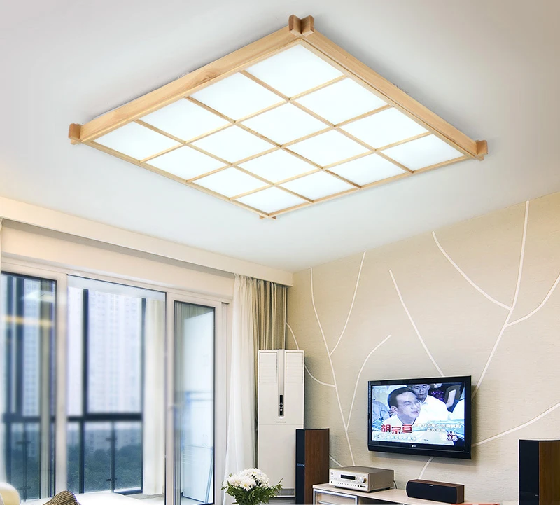 

LED Japanese Korean Wooden Acrylic LED Lamp LED Light Ceiling Lights Ceiling Lamp.LED Ceiling Light For Foyer Bedroom