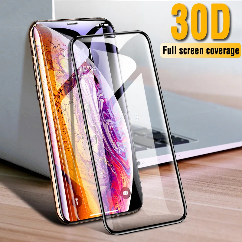 Закаленное стекло для iPhone Xr Xs Max X 5 5S 6 6S Plus 7 8 Plus Защитная пленка для экрана для iPh