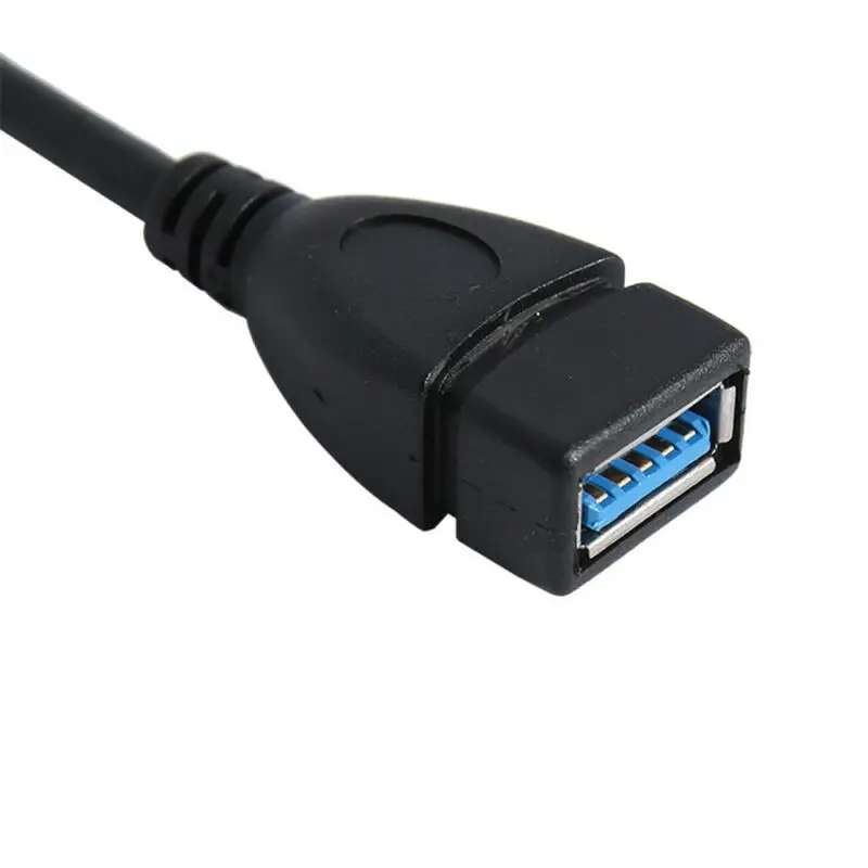 Удлинитель угла наклона кабеля 90 градусов USB 3 0 А быстрая передача