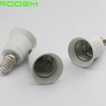 6 упаковок PRODEM брендовый держатель лампы конвертеры винт E14 к E27 Цоколь лампы Белый