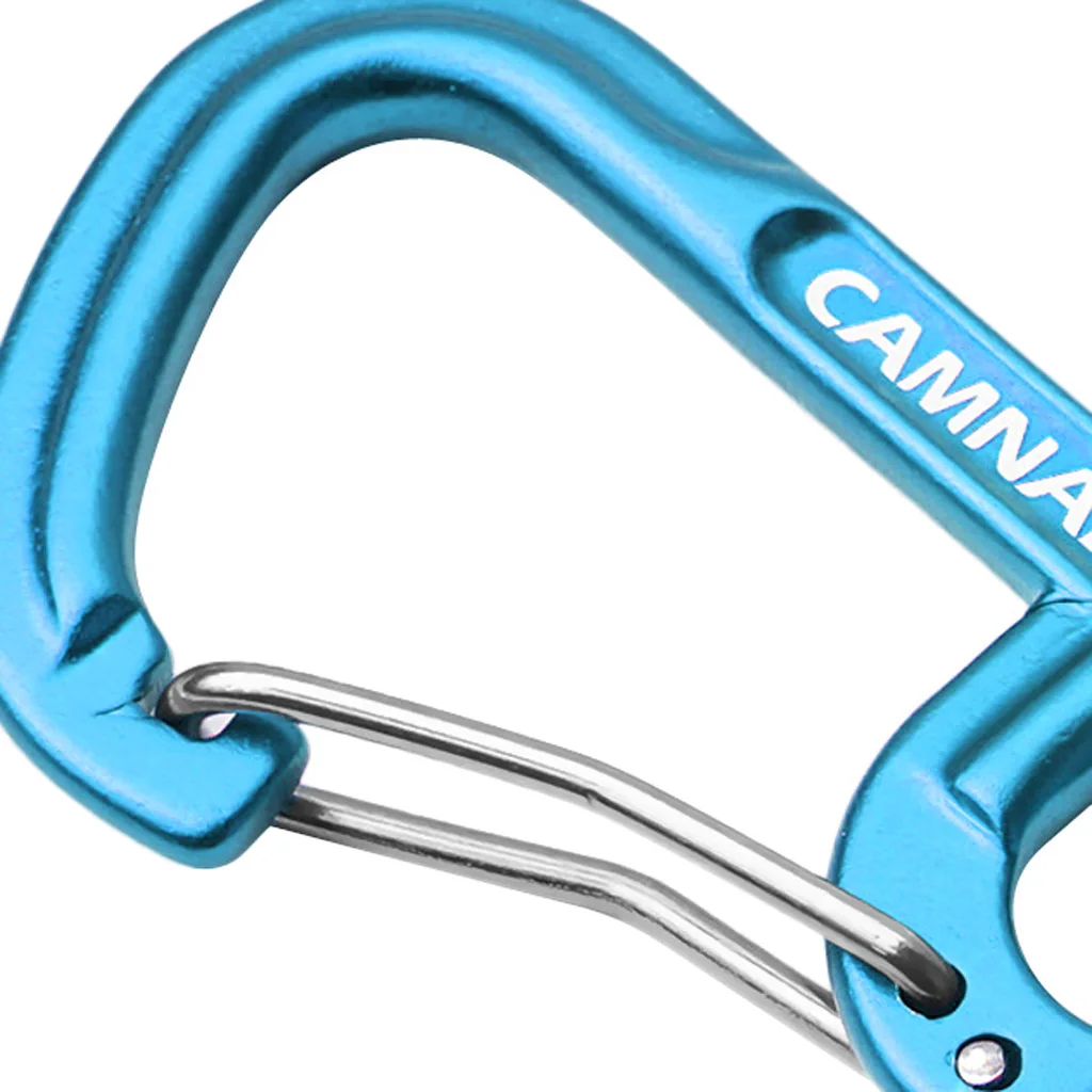 MagiDeal Lightweight Carabiners Hook Eyehole Spring Backpack Clasps Keychain Carabiner Clip Keychain Hook 