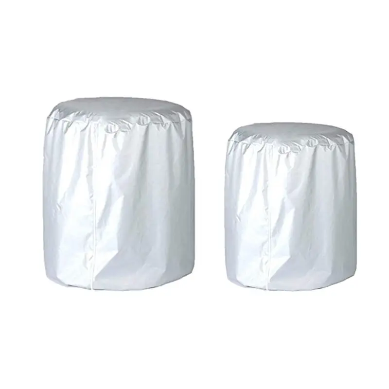 

Car Tire Cover 4 wheels Spare Tire Covers Silver Tyre Accessories For Winter Summer Polyester Tires Protector Storag Bags