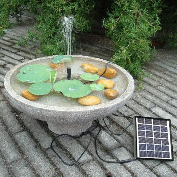 5 в 1,5 Вт солнечной энергии DC Бесщеточный погружной водяной насос для сада Ландшафтный фонтан