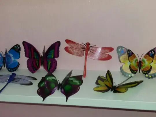 Аксессуары для украшения штор различные цвета искусственная бабочка Размер l120мм* 90 мм