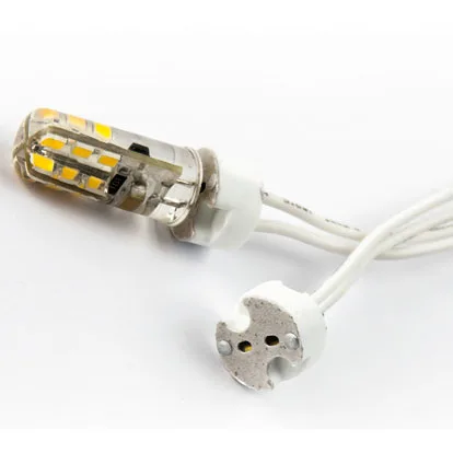 

10pcs 7cm, 10cm, 15cm 20cm lamp socket MR16 MR11 lamp base G5.3 socket G4 base