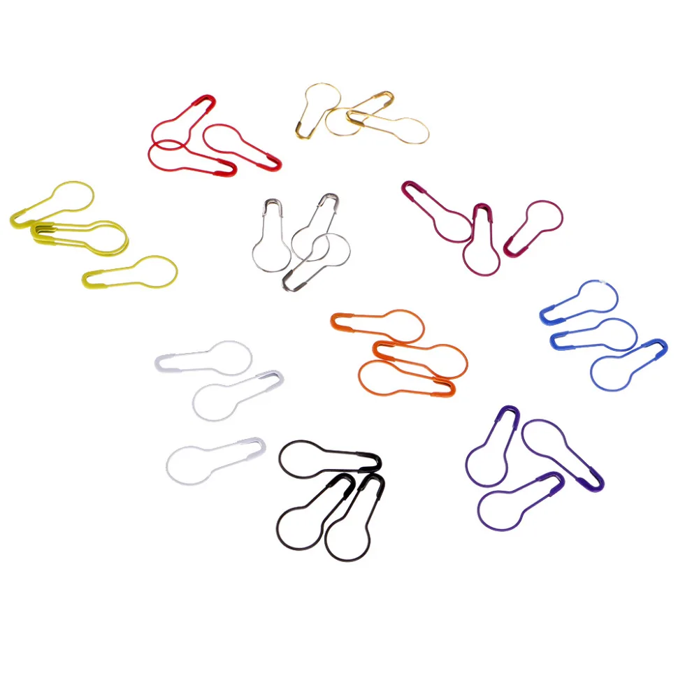 300pcs-Calabash-Bulb-Gourd-Pear-Shape-Small-Coilless-Tag-Craft-Safety-Pins
