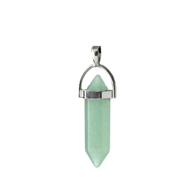 Meajoe Трендовое ожерелье с кулоном из натурального кристалла, аксессуары 25 цветов, ювелирные аксессуары для женщин - Окраска металла: dongling stone