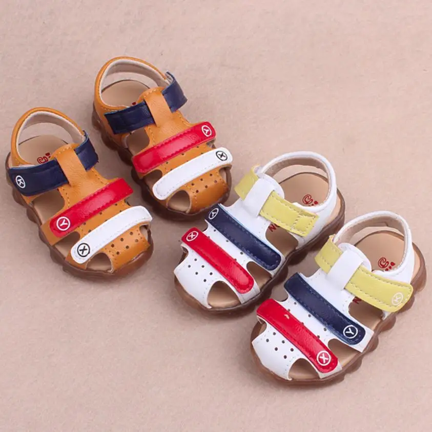 

2018 summer Beach Sandals kids shoes brand closed toe toddler boys sandals orthopedic Children Fashion Designer Shoes For Boys