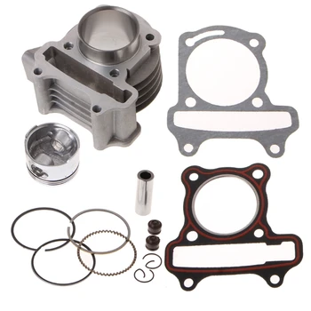 

New 47mm Big Bore Kit Cylinder Piston Rings fit for GY6 50cc to 80cc 4 Stroke Scooter Moped ATV with 139QMB 139QMA Engine