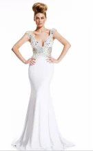 2016 herbst Couture abendkleider langarm Long Black Abendkleid Open Back Reizvolle Hochzeitsgast Kleider Kristall Meerjungfrau Prom Kleider