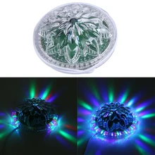 AC90-240V AUTO 8~12W RGB LED Stage Lighting Crystal Magic Diamond Ball Laser Light Disco DJ party DMX Stage Light