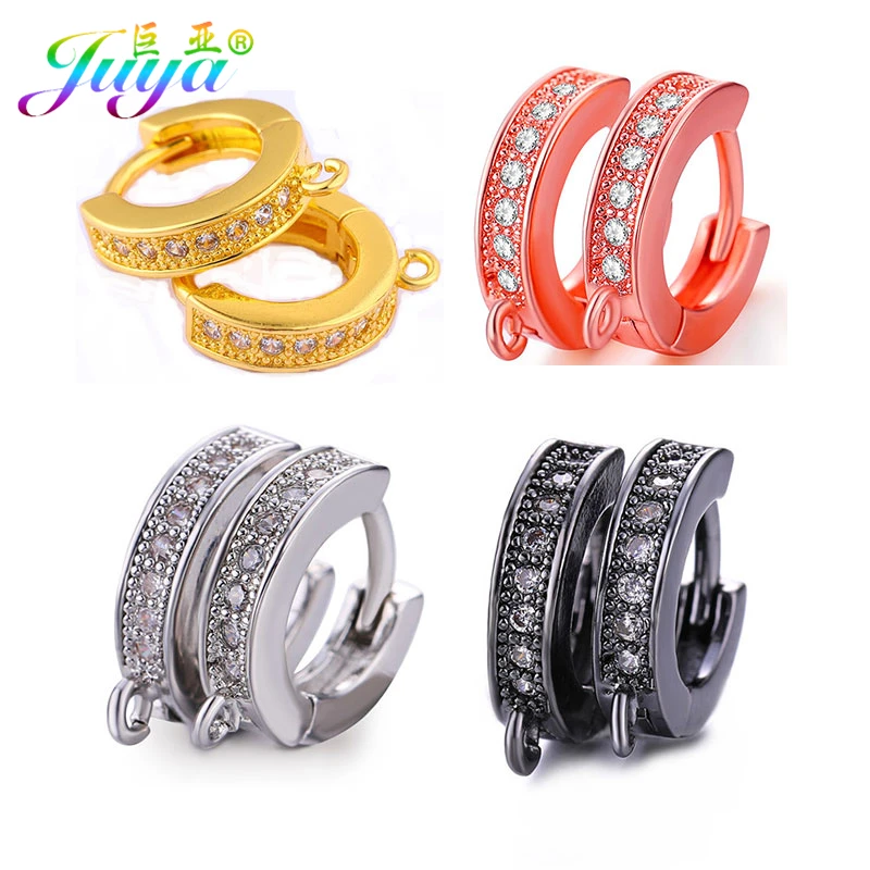 Juya DIY Errings компоненты поставки креативный крепеж основа Серьги Крючки Аксессуары для Модные серьги ювелирных изделий