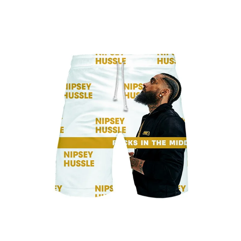 Nipsey hussle футболка набор хип-хоп шорты наборы o-образным вырезом с коротким рукавом мужская одежда 2019 модные летние пляжные шорты Забавные