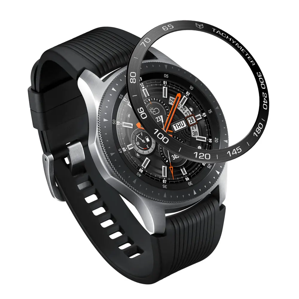 9 стиль металлическое защитное кольцо для samsung S3 Frontier/Galaxy Watch 46 мм/42 мм масштаб стальное кольцо стиль Pioneer часы украшения