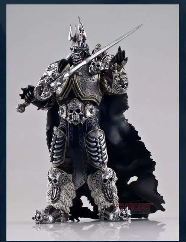 Известный игрового персонажа WOW демон Ван фигурку Fall of The Lich King Артас 7 дюймовых