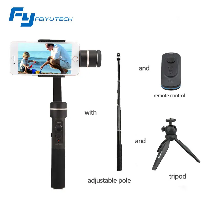 NEWEST Splashproof FeiyuTech FY SPG 3 axis Handheld Gimbal for font b Smartphone b font