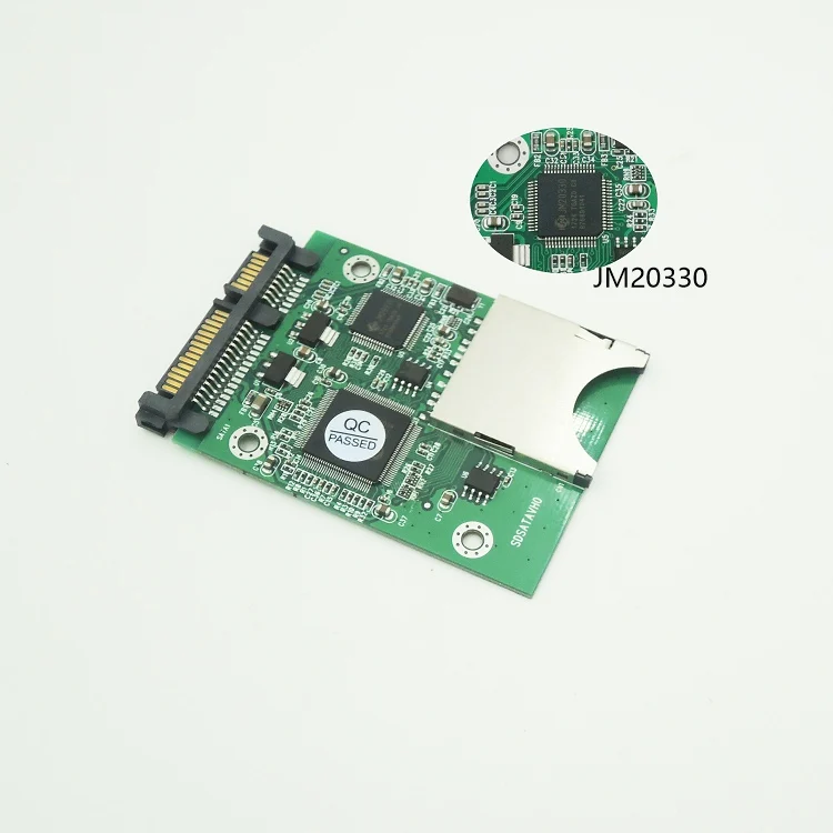 Горячий-Sd SDHC MMC карта памяти для Sata 22Pin Ssd Hdd жесткий диск sd-карта для Sata адаптер