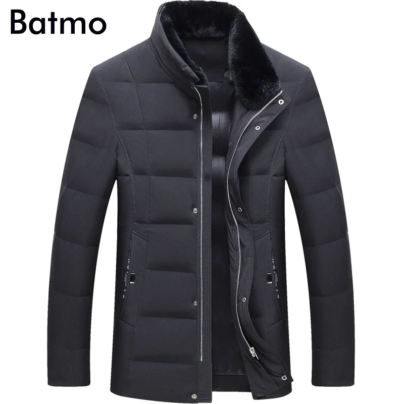 Новое поступление 2018 зимняя высококачественная теплая куртка Batmo на 80% белом