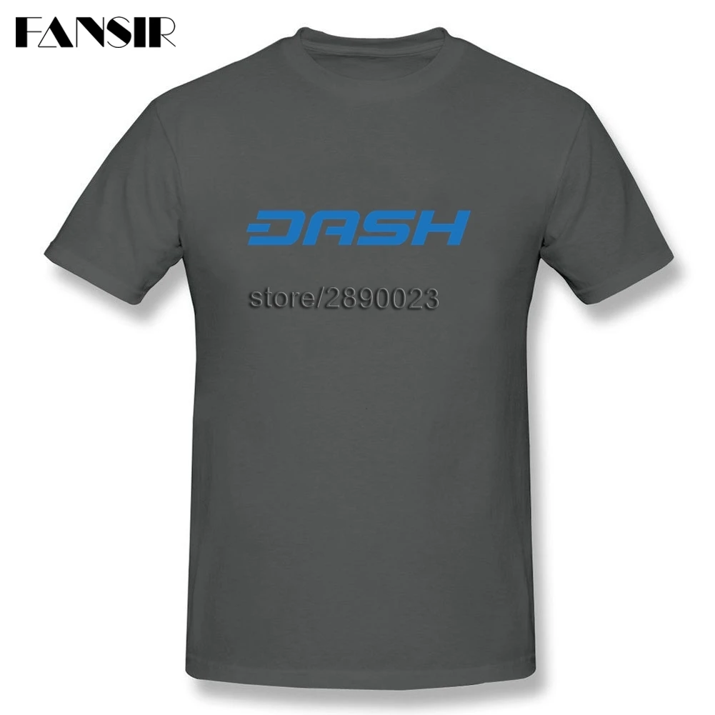Мужская футболка DASH криптовалюты дизайнерские футболки мужская рубашка с