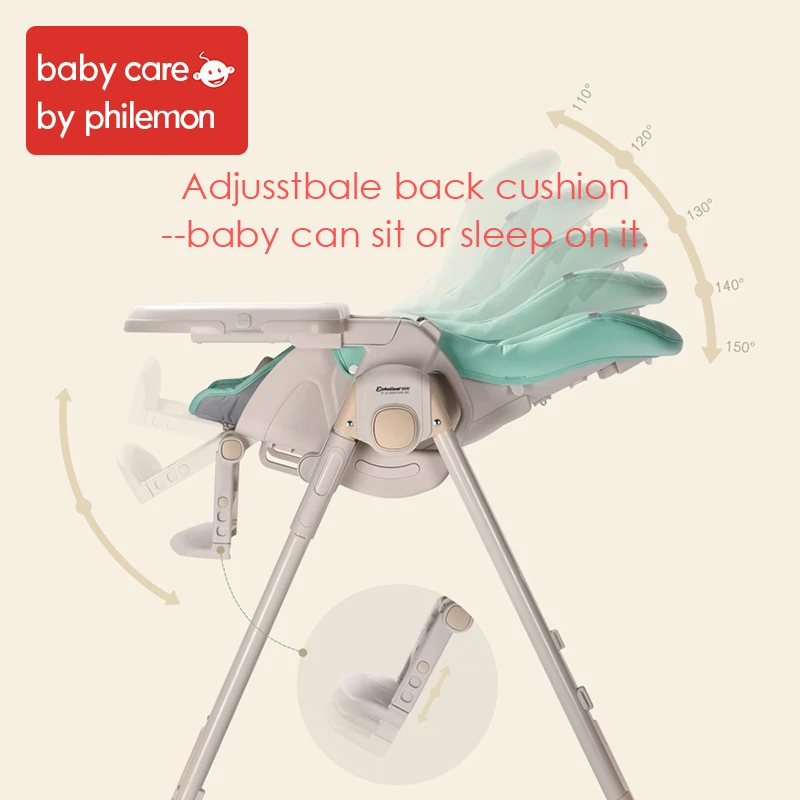 BabyCare Baby HighChair Adjustable Foldable Folding Kid Dinner Table Seat Chair Five Point Seat Belt Infant Feeding High Chair BabyCare Baby HighChair Adjustable Foldable Folding Kid Dinner Table Seat Chair Five Point Seat Belt Infant Feeding High Chair