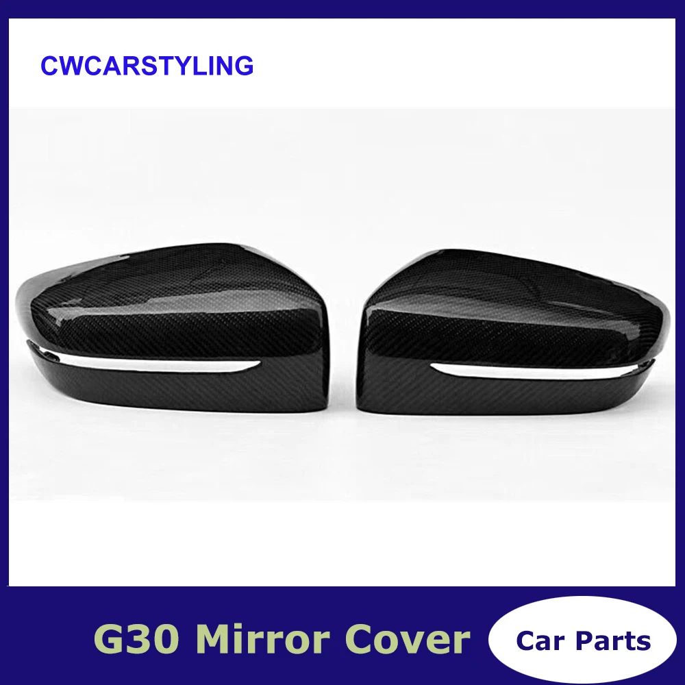 

M Look Carbon Fiber Rear View Mirror Cover For BMW 5 Series G30 G38 M Performance 2017 - UP 6 Series GT G32 G11 G12 Only LHD