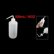 HTHL! Загнутым кончиком 500 мл Ёмкость шампунь цилиндра полипропилен бутыль