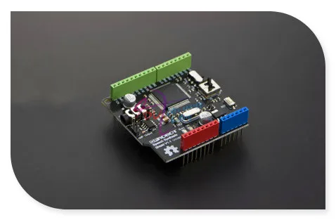 

DFRobot Speech Synthesis Shield extension board, Compatible with Arduino for robot speak voice navigation weather forecast etc.