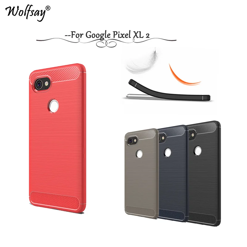 Чехол wolfsay для Google Pixel XL 2 чехол мягкий из ТПУ с кисточкой Прочный |