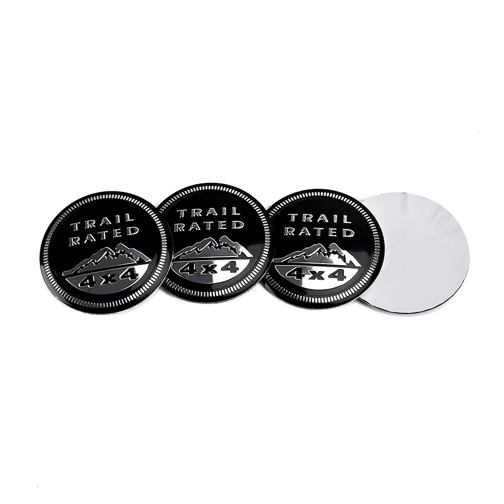 Trail Rated 4X4 logo For Jeep Wrangler Renegade (5)