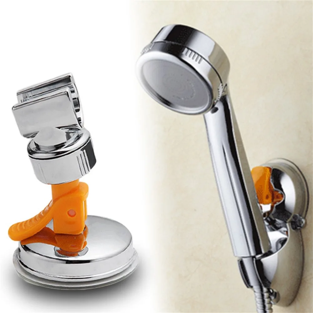 Durable Bathroom Accessories With Vacuum Suction Cup Shower Head Holder Hook Rotatable Bracket Mount | Строительство и ремонт