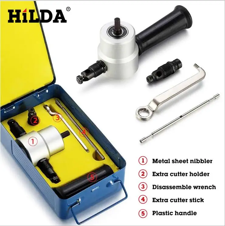 

360 Degree Rotary Metal Cutting Double Head Sheet Saw Cutter Tool Drill Attachment for Cutting machine 160A stent
