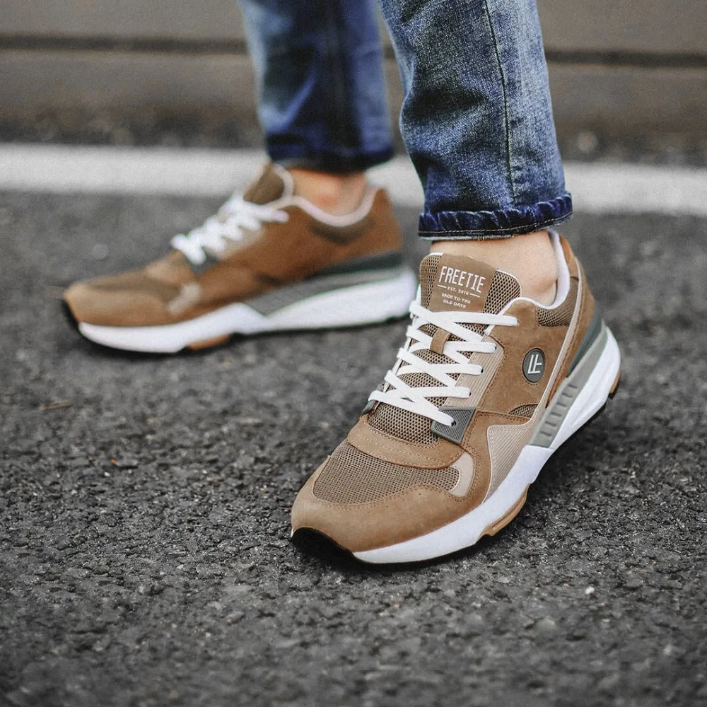 4 Colors Original Xiaomi Mijia FREETIE90 Men's Retro Sports And Casual Shoes Breathable Wear-Resistant Shock Elasticity Shoes