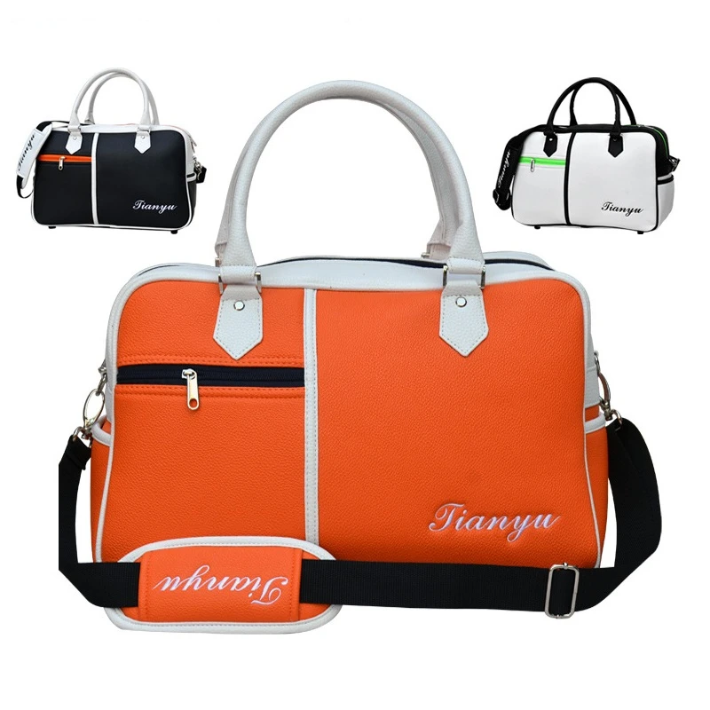 

2019 Travelling Golf Bag Golf Clothes Bag Men Women Box-shaped Shoes Package Large Capacity Double-deck Clothes Bags D0640