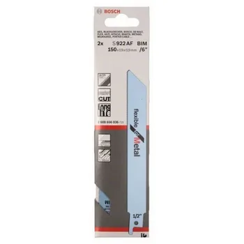 

BOSCH 2608656036 Sheet for Sierra Sable S 922 AF Flexible Metal 2uds