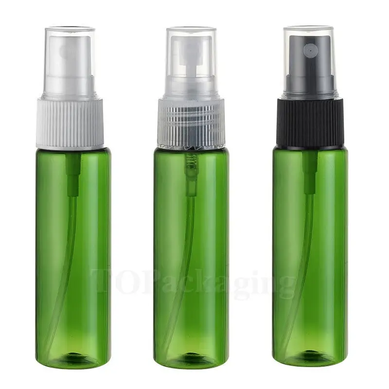 100PCS/LOT 30ML Spray Pump Bottle,Flat Shoulder,Green ...