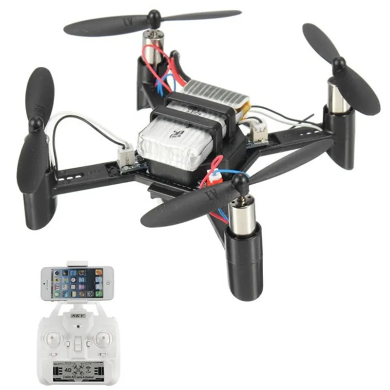 

DM002 Mini WIFI FPV With 0.3MP Camera 2.4GHZ 4CH 6-Aixs RC Drone Quadcopter RTF Kids Outdoor Toys Models Gift Present