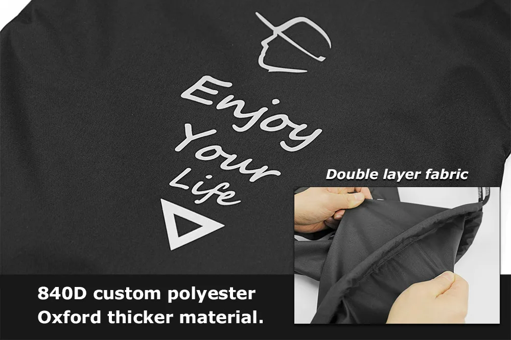 840D custom polyester  Oxford thicker material.