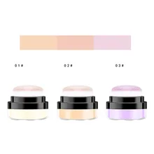 Кожи-сделано пудра упоминать яркий Цвет матовая Пудра рассыпчатая пудра полный Профессиональный макияж держатель лица Cepillos